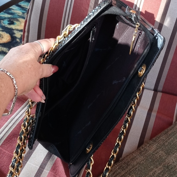 🖤 Whiting & Davis Shoulder Bag & PomPom - Picture 11 of 16